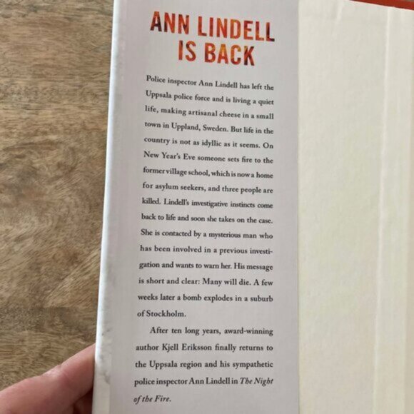 5/$20 NEW The Night of the Fire A Mystery (A Lindell Mystery) Book by K Eriksson - Picture 2 of 5